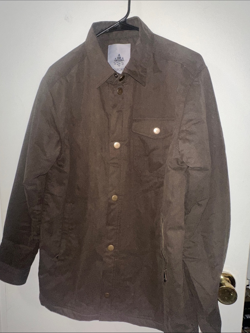 RAINFOREST Brown Lightweight Shirt Jacket Men’s Medium